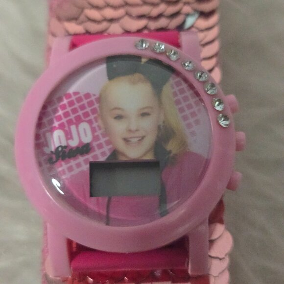 JoJo Siwa Sequin Strap Dial Watch (Pink) - Picture 4 of 5